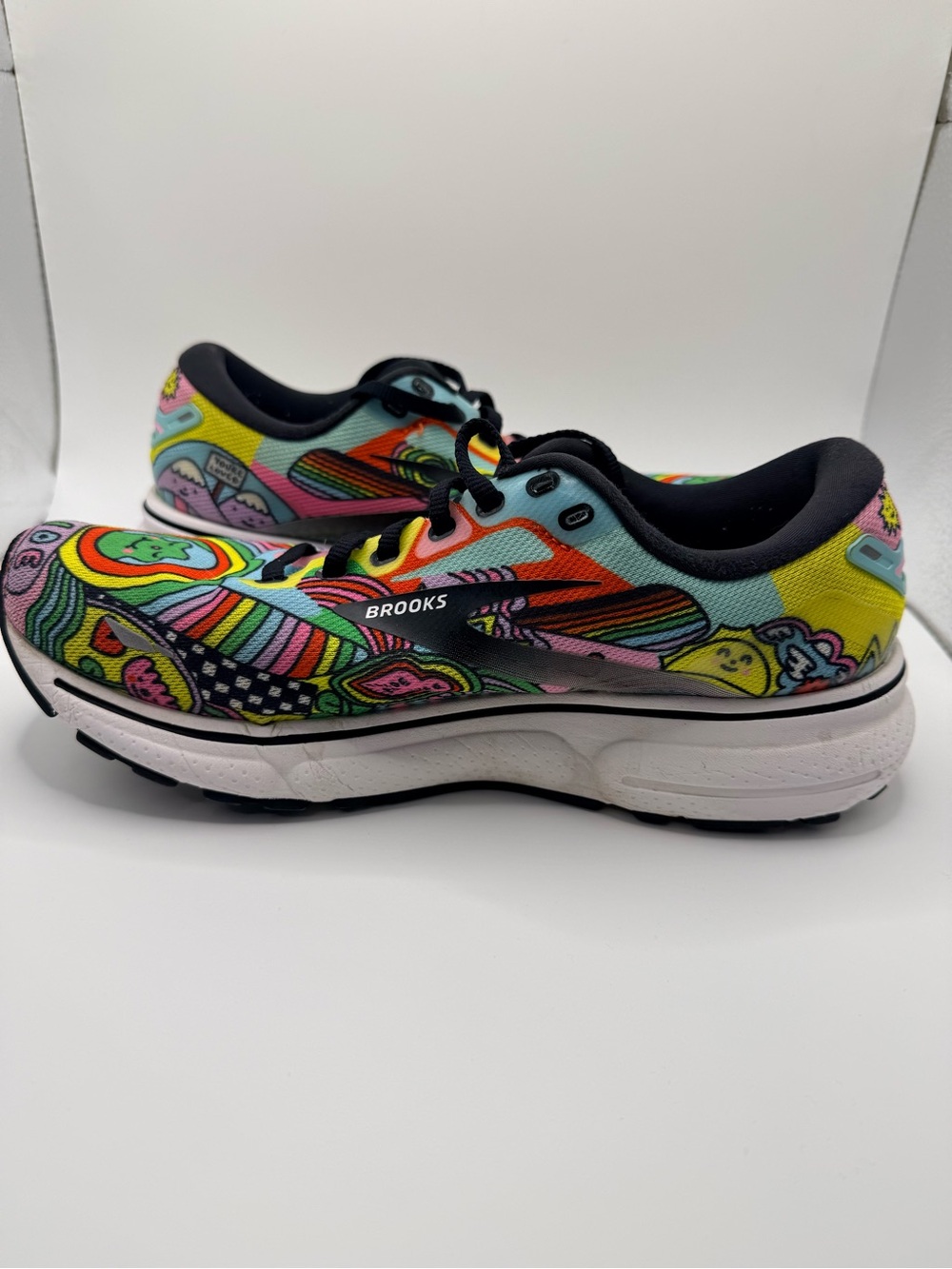 BROOKS Ghost 15 Run Proud Edition Artsy Athletic Women's Running Shoes Size 9 - Picture 12 of 13